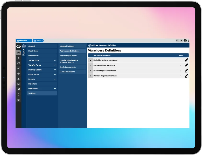 Multiple Warehouse Management